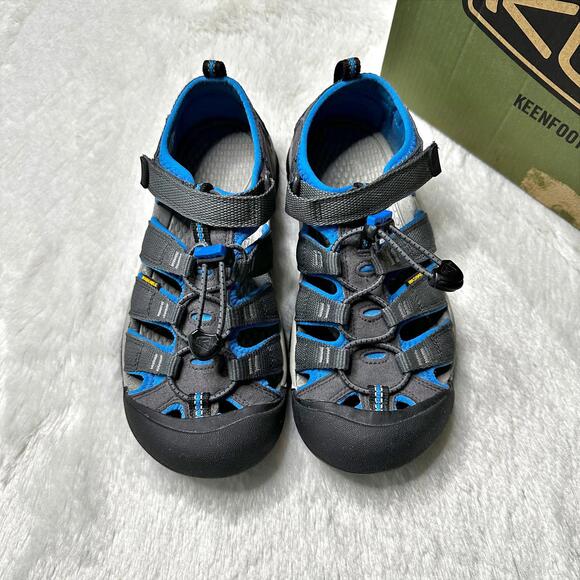 IOB Keen Newport H2 Sandals Grey Blue Youth 4 - Picture 2 of 12